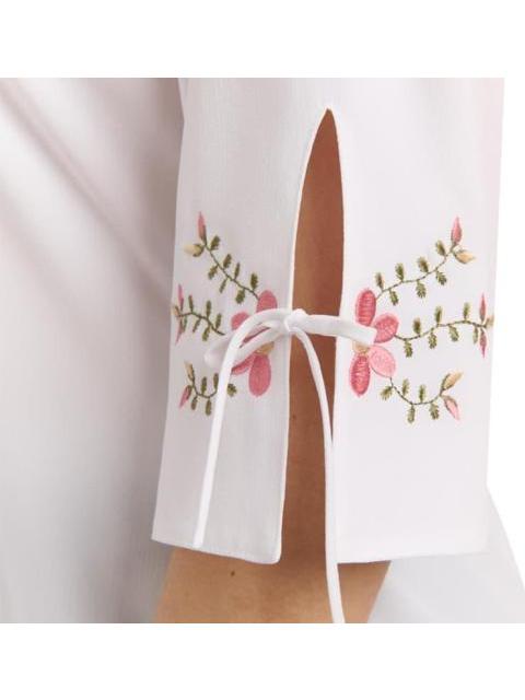 BLUSA BORDADA BLANCO PALOMA CARMIN