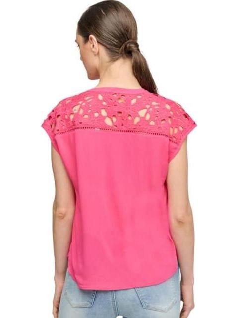 BLUSA BORDADA ROSA HOLLY LAND