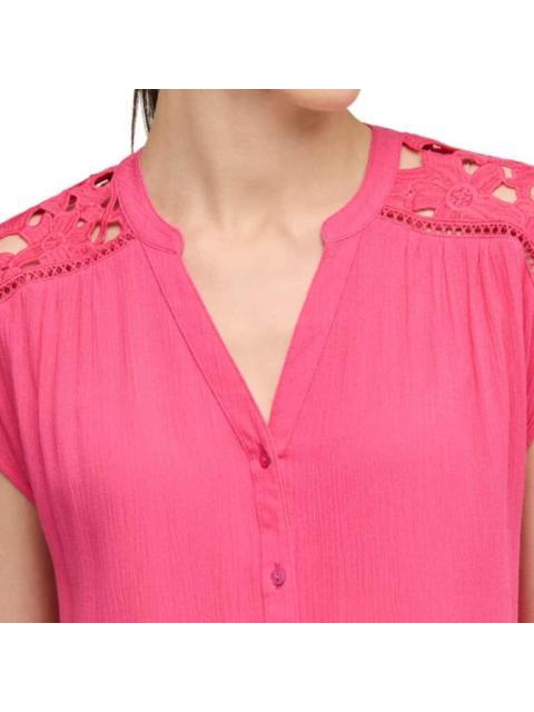 BLUSA BORDADA ROSA HOLLY LAND