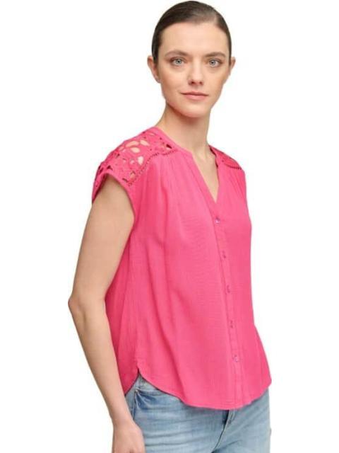 BLUSA BORDADA ROSA HOLLY LAND