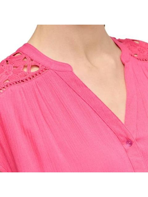 BLUSA BORDADA ROSA HOLLY LAND
