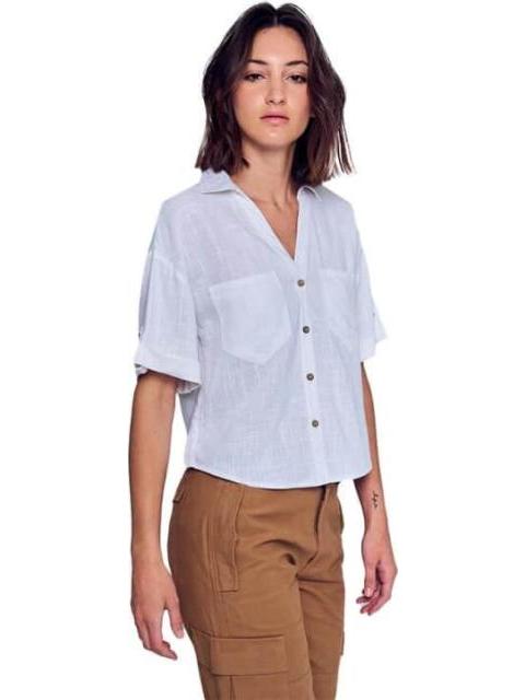 BLUSA CAMISERA BLANCO HOLLY LAND