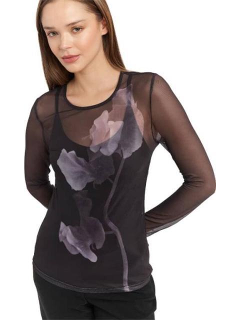 BLUSA CON TRANSPARENCIA NEGRO HOLLY LAND