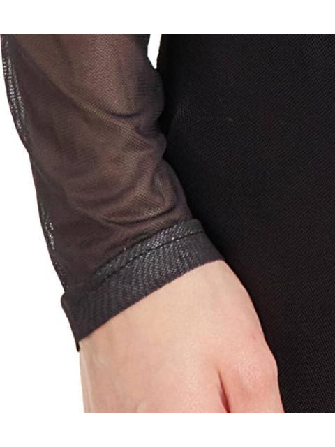 BLUSA CON TRANSPARENCIA NEGRO HOLLY LAND