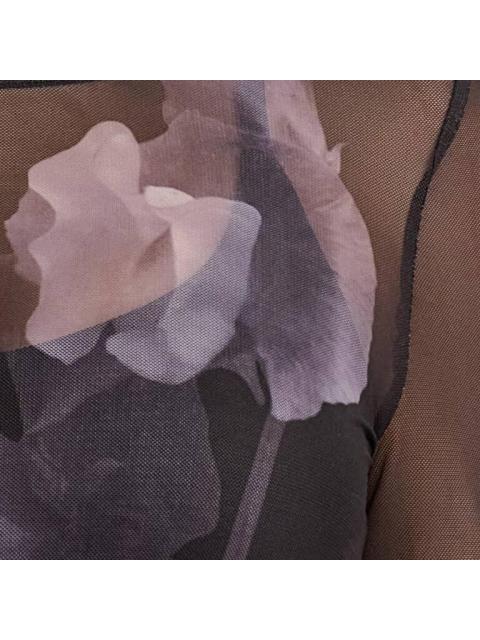 BLUSA CON TRANSPARENCIA NEGRO HOLLY LAND
