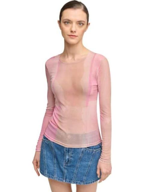 BLUSA CON TRANSPARENCIA ROSA HOLLY LAND