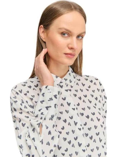 BLUSA CORAZONES BEIGE/HUESO HOLLY LAND