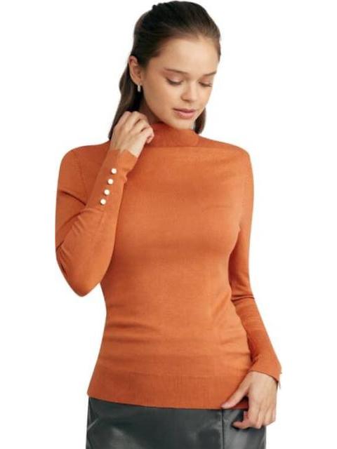 BLUSA CUELLO TORTUGA ROJO LADRILLO SAO PAULO