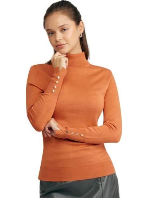 BLUSA CUELLO TORTUGA ROJO LADRILLO SAO PAULO