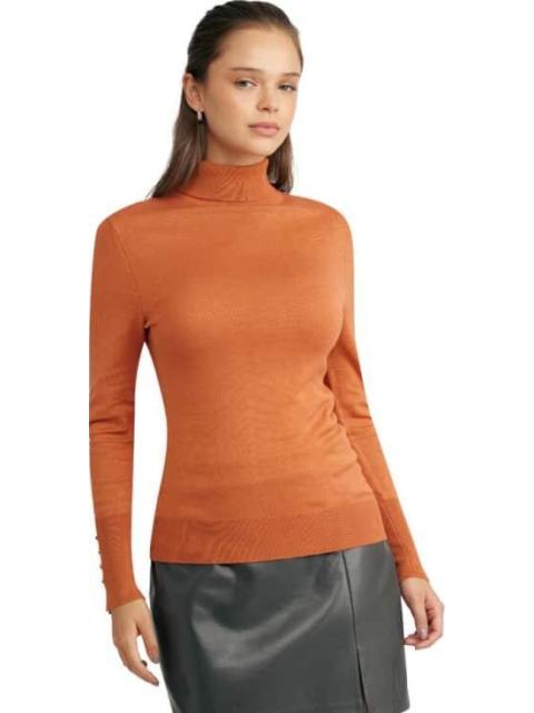 BLUSA CUELLO TORTUGA ROJO LADRILLO SAO PAULO