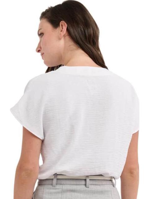 BLUSA CUELLO V BLANCO HOLLY LAND