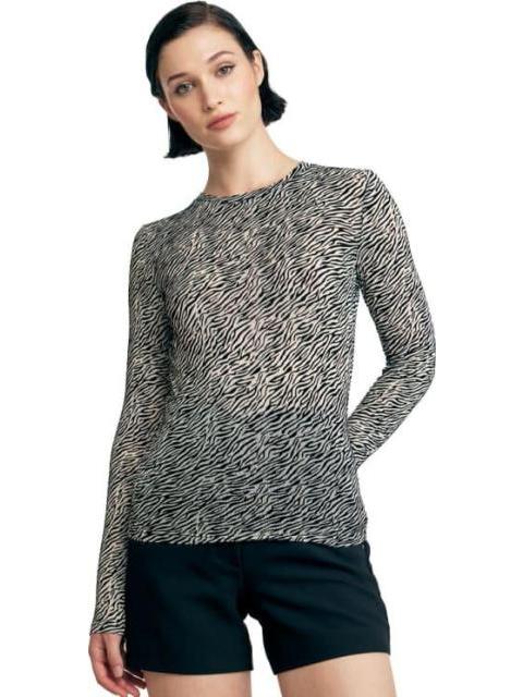 BLUSA ESTAMPADO DE CEBRA BICOLOR HOLLY LAND