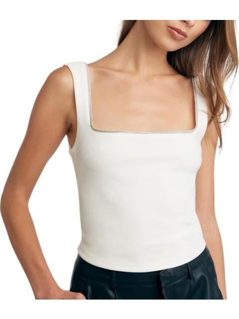 BLUSA SIN MANGAS MARFIL HOLLY LAND