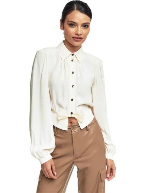 BLUSA MANGA LARGA MARFIL HOLLY LAND