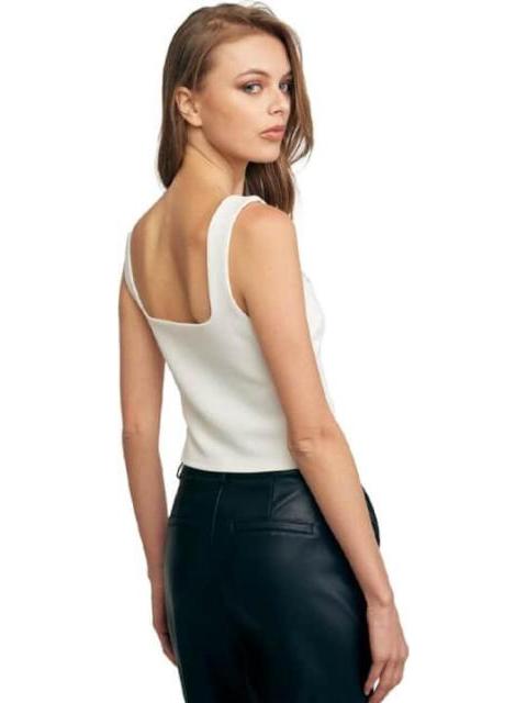BLUSA SIN MANGAS MARFIL HOLLY LAND