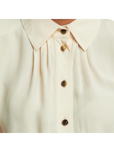 BLUSA MANGA LARGA MARFIL HOLLY LAND