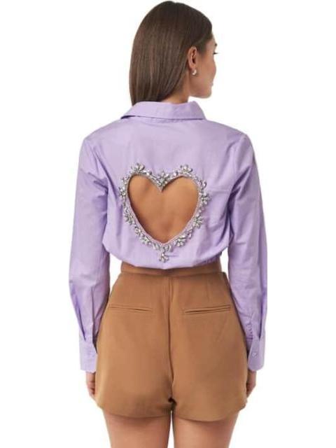 CAMISA CROP MORADO HOLLY LAND