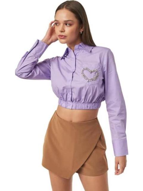 CAMISA CROP MORADO HOLLY LAND