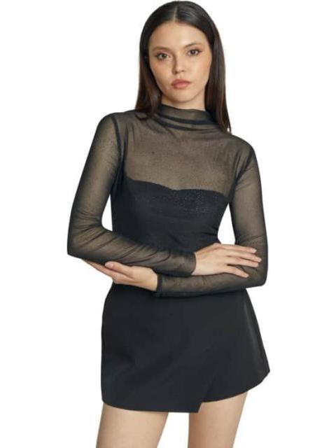 BLUSA CON TRANSPARENCIA NEGRO HOLLY LAND