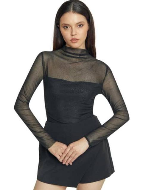 BLUSA CON TRANSPARENCIA NEGRO HOLLY LAND