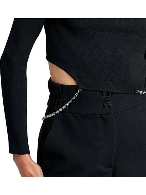 BLUSA CON PEDRERIA NEGRO HOLLY LAND