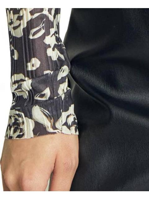 BLUSA CON TRANSPARENCIA NEGRO HOLLY LAND