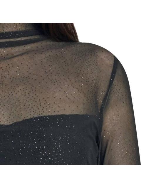BLUSA CON TRANSPARENCIA NEGRO HOLLY LAND