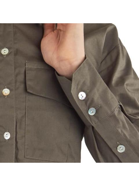 CAMISA CROP VERDE OLIVO HOLLY LAND