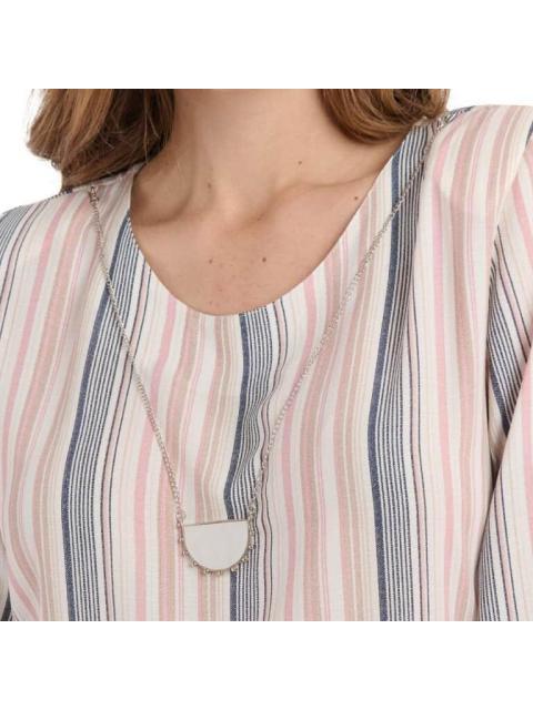 BLUSA DAMA CLASICA BEIGE PALOMA CARMIN