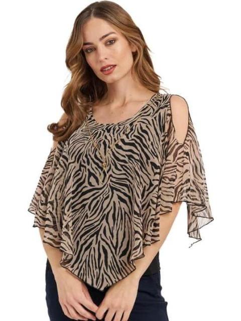 BLUSA DAMA CONTEMPORANEA CAFE YAELI FASHION