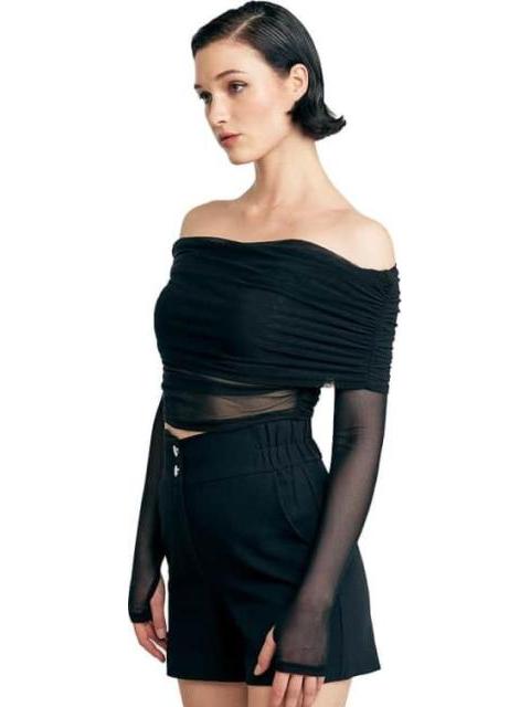 BLUSA CON TRANSPARENCIA NEGRO HOLLY LAND