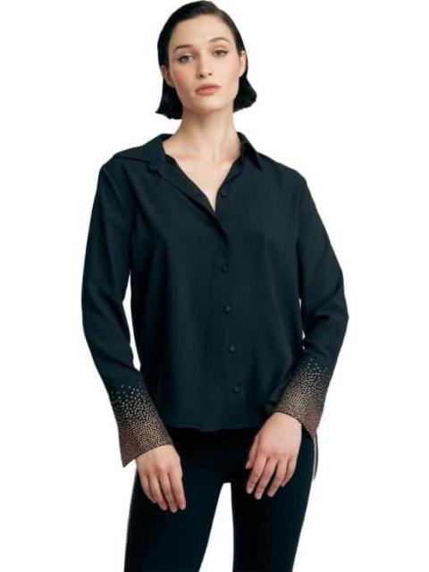 BLUSA PEDRERIA EN MANGAS NEGRO HOLLY LAND