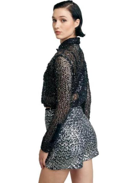 BLUSA DE LENTEJUELA NEGRO HOLLY LAND