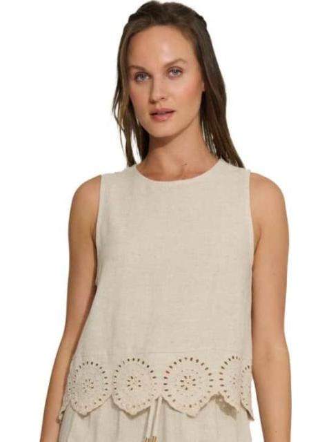 BLUSA DE LINO BEIGE HOLLY LAND