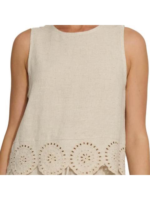 BLUSA DE LINO BEIGE HOLLY LAND