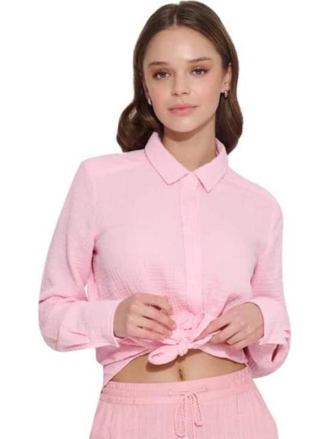 BLUSA DE LINO ROSA HOLLY LAND