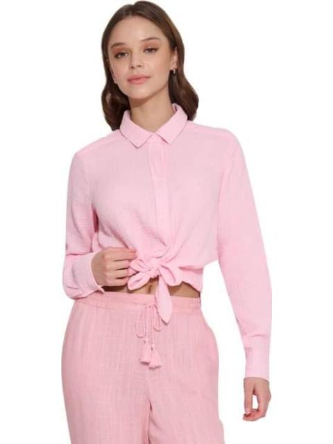 BLUSA DE LINO ROSA HOLLY LAND