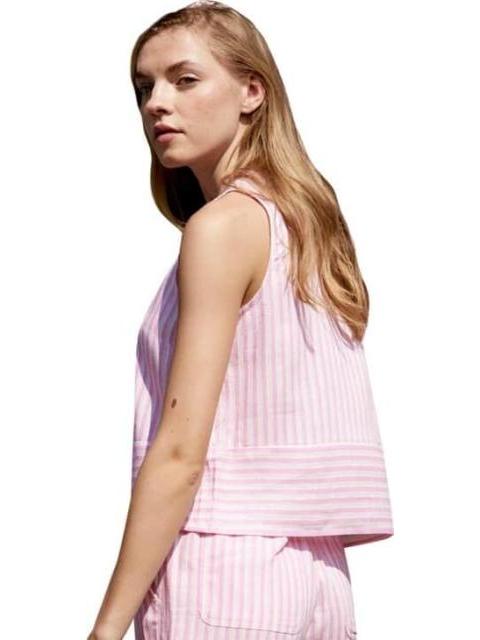 BLUSA DE LINO ROSA HOLLY LAND
