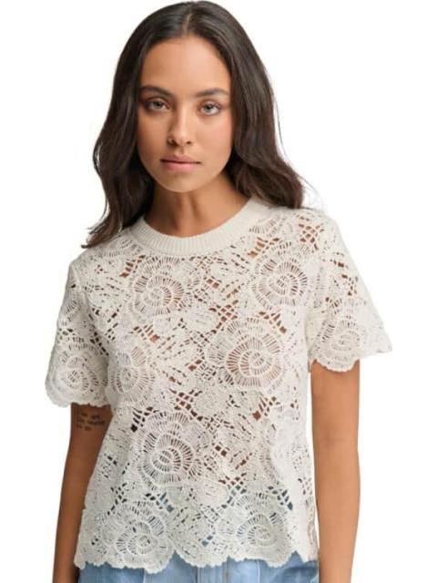 BLUSA ENCAJE BLANCO HOLLY LAND