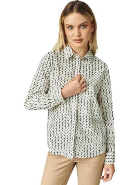 BLUSA ESTAMPADA HUESO HOLLY LAND