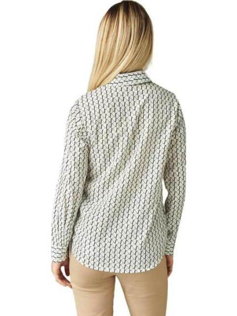 BLUSA ESTAMPADA HUESO HOLLY LAND