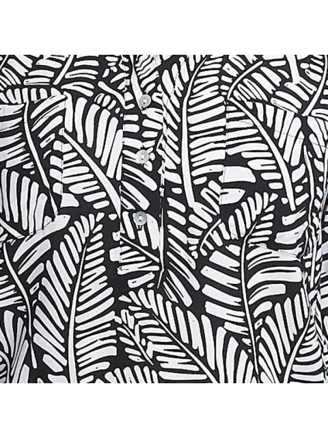 BLUSA ESTAMPADA MANGA LARGA BLANCO/NEGRO HOLLY LAND