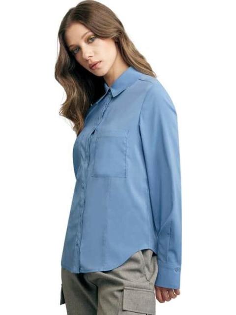 BLUSA LISA AZUL HOLLY LAND