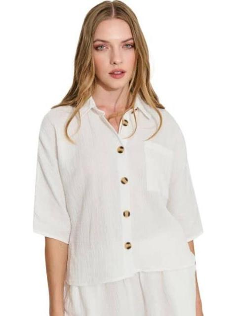 BLUSA LISA BLANCO HOLLY LAND