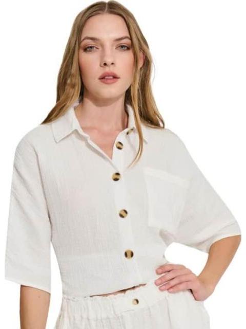 BLUSA LISA BLANCO HOLLY LAND