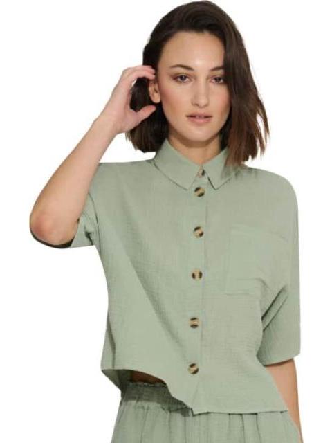 BLUSA LISA VERDE HOLLY LAND