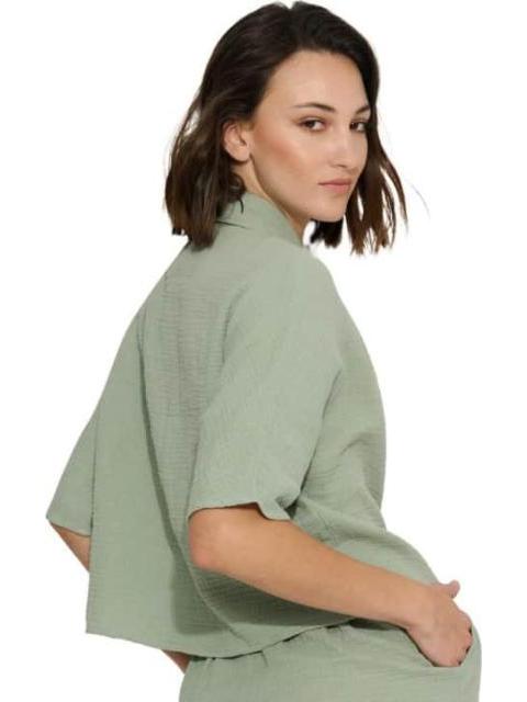 BLUSA LISA VERDE HOLLY LAND