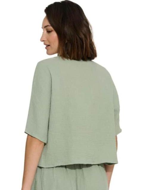 BLUSA LISA VERDE HOLLY LAND