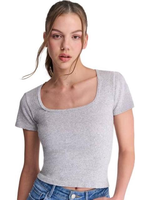 BLUSA MANGA CORTA GRIS HOLLY LAND