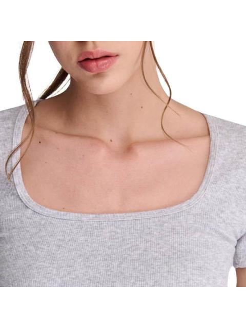 BLUSA MANGA CORTA GRIS HOLLY LAND